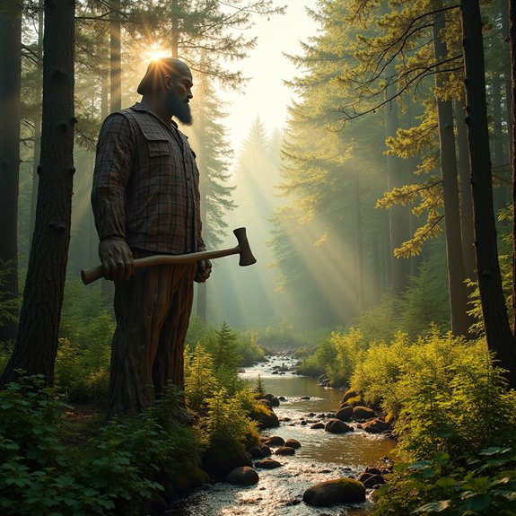 american logger folk hero