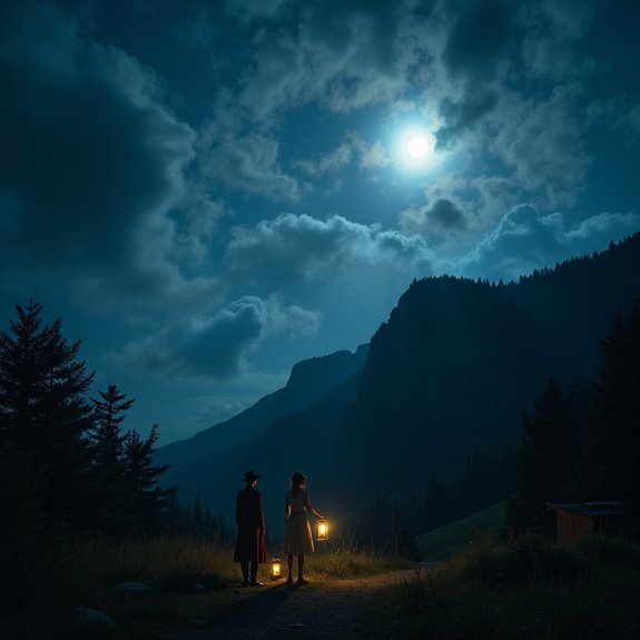 brown mountain lights fascination