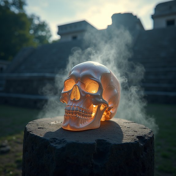 enigmatic crystal skull sightings