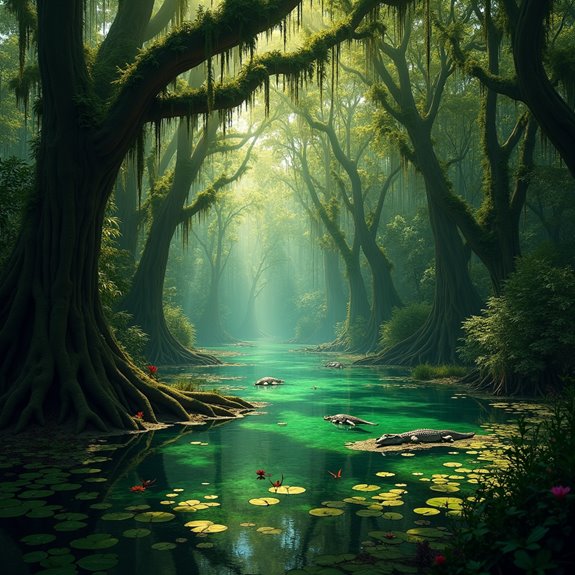 essential louisiana swamp ecosystem