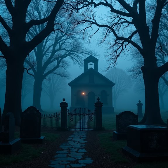 haunted cemetery attracts thrill seekers