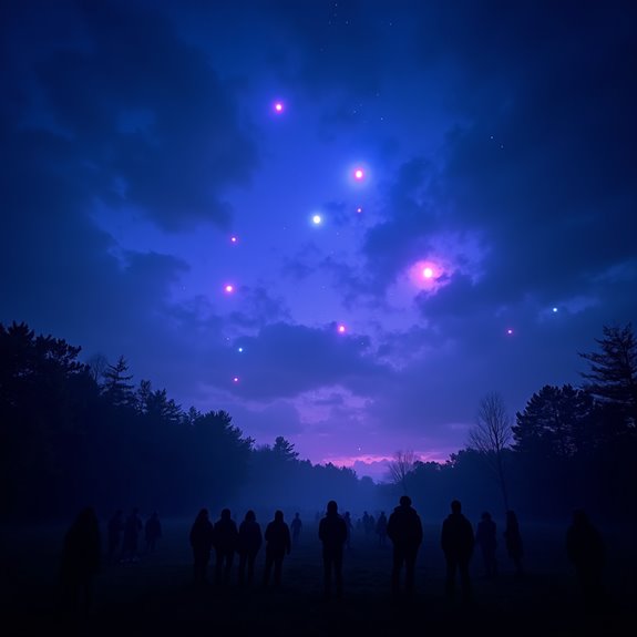 saratoga lights sightings documented