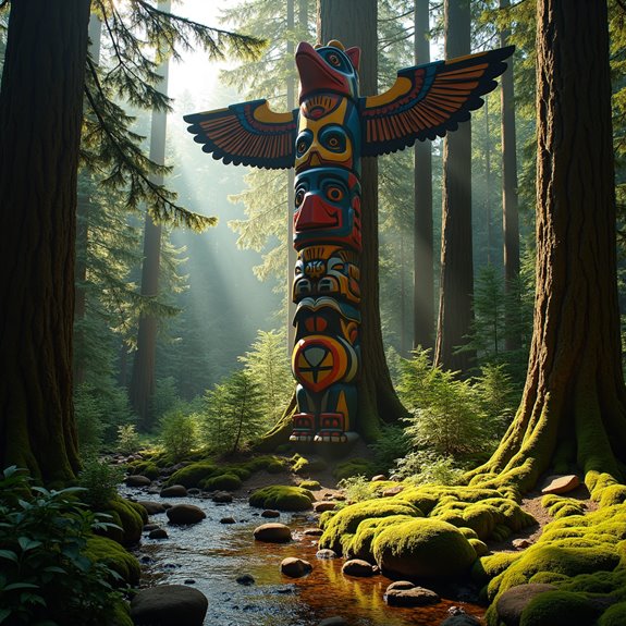 totem beasts embody cultural identity