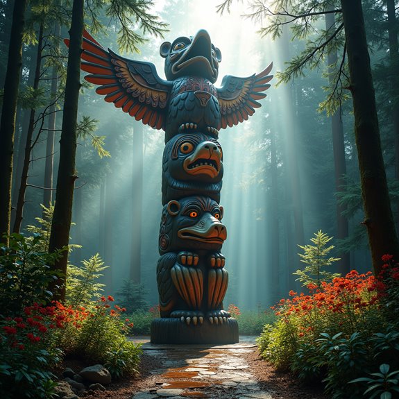 totem beasts embody cultural identity