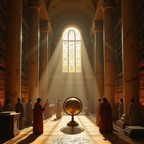 ancient scholars vibrant exchange