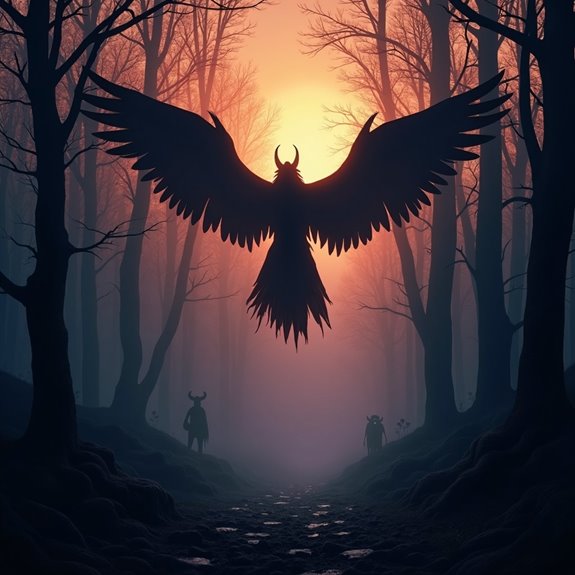 folklore of winged beings