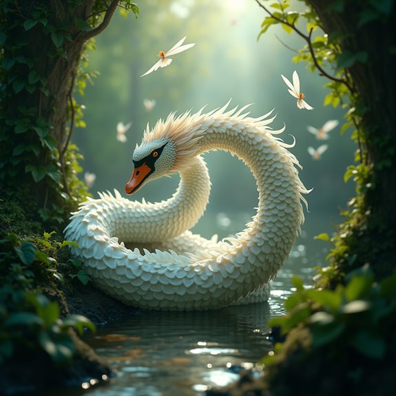 hybrid creatures symbolize humanity