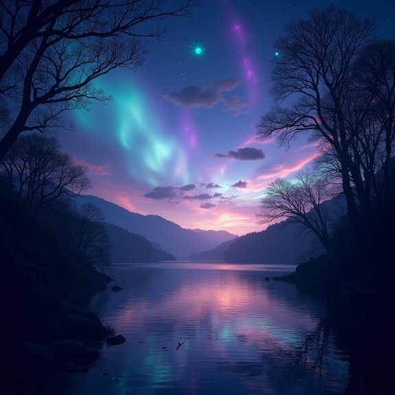 strange lights in sky