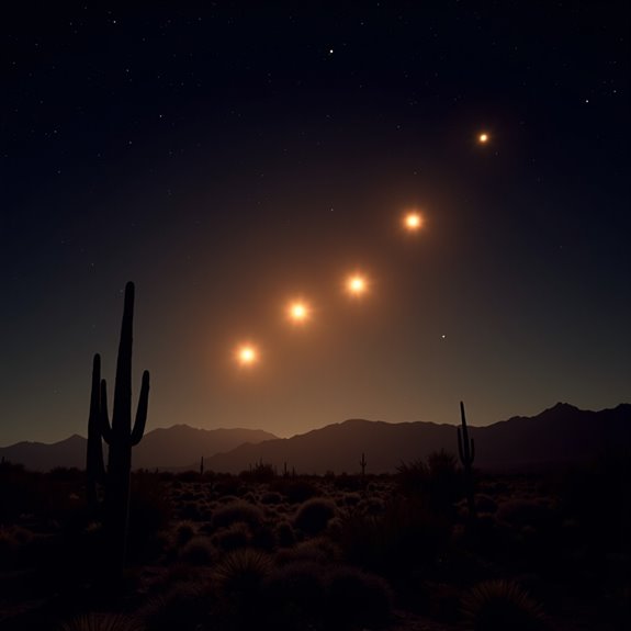 unexplained lights over arizona