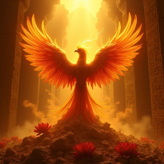 bennu bird symbolizes rebirth