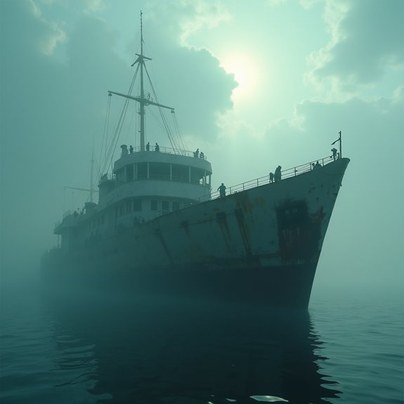 distress signals from ghost ship