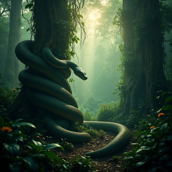 giant snake folklore significance