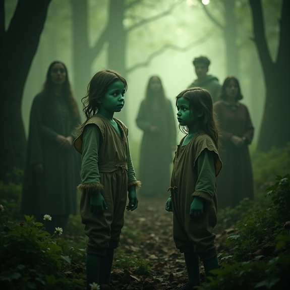 green skinned children of woolpit