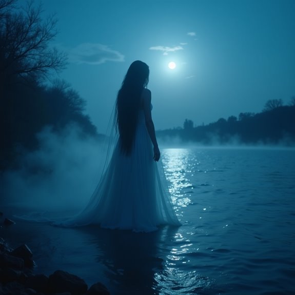 haunting cries by water