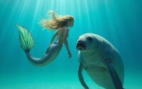 mermaids inspired by manatees