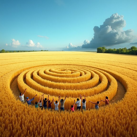 mysterious crop circle sightings