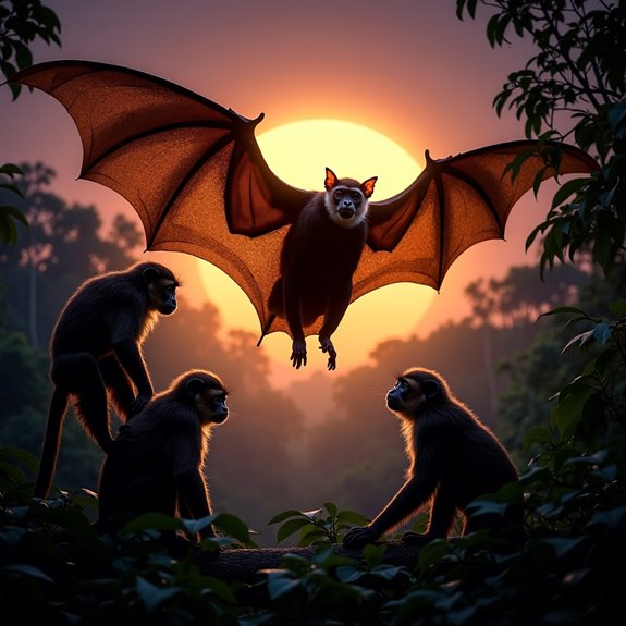 mysterious giant bat sightings