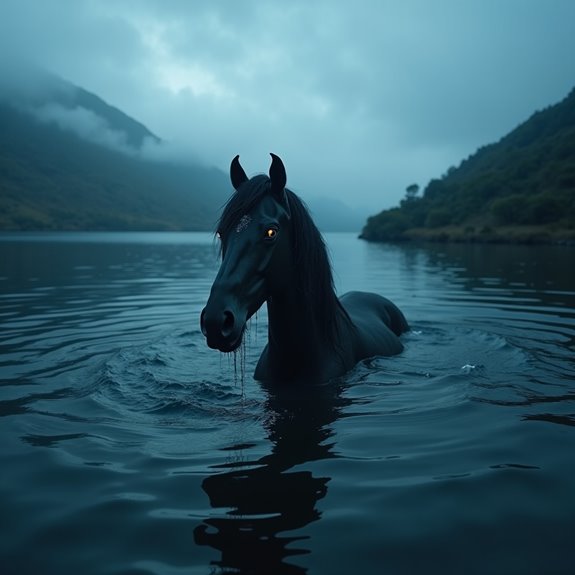 mysterious water horse sightings