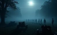 nighttime haunted battlefield activity