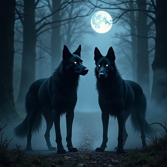phantom black dog sightings