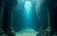 sunken temples near japan