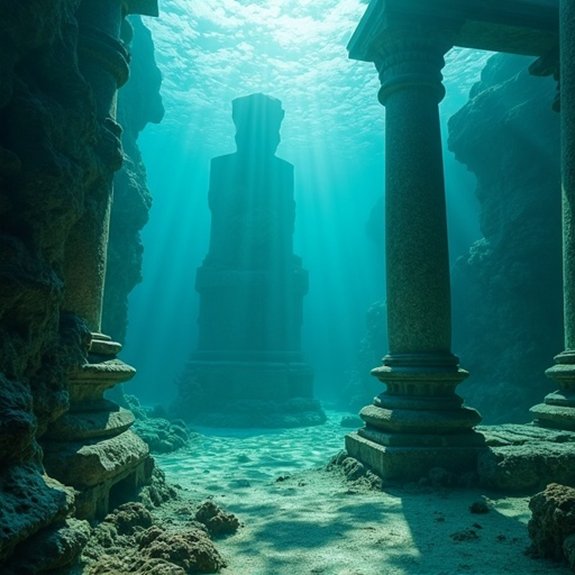 ancient cities submerged underwater