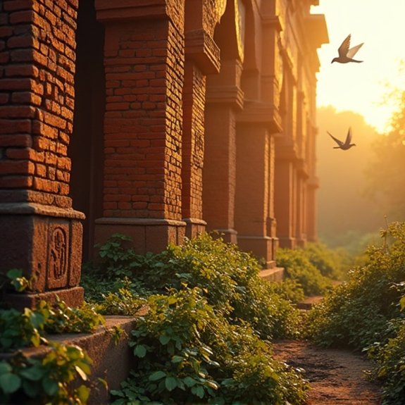 ancient ritualistic temple structures