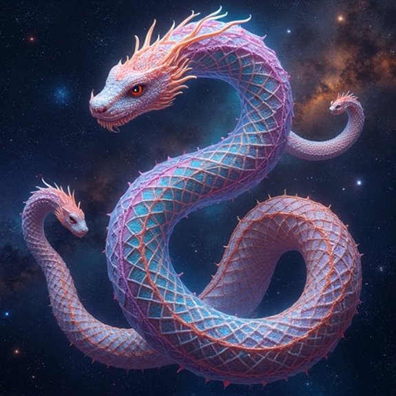cosmic serpents symbolize creation