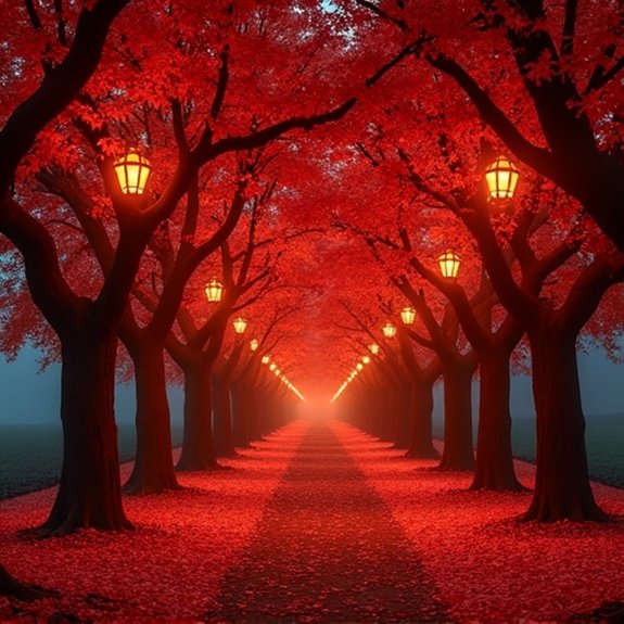 explosive blooming of delonix