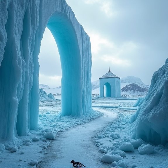 frozen military base revealed