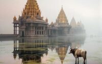 ganges ancient temples submerged