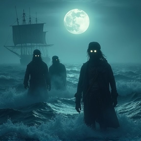 ghostly figures in maritime
