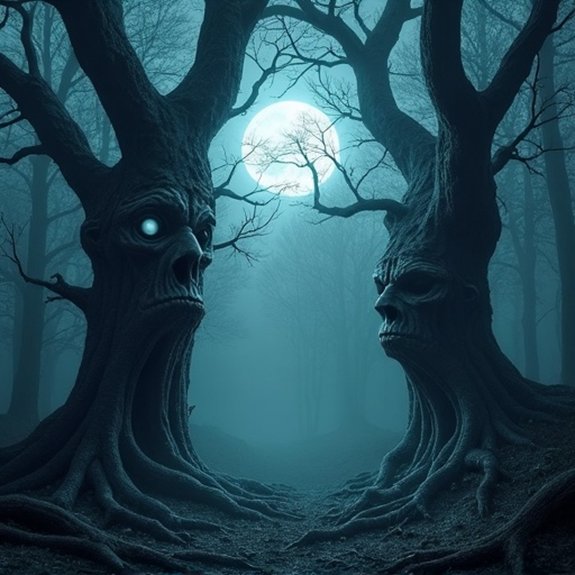 haunted trees and sightings