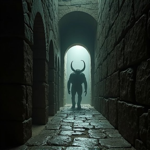 minotaur labyrinth bravery sacrifice