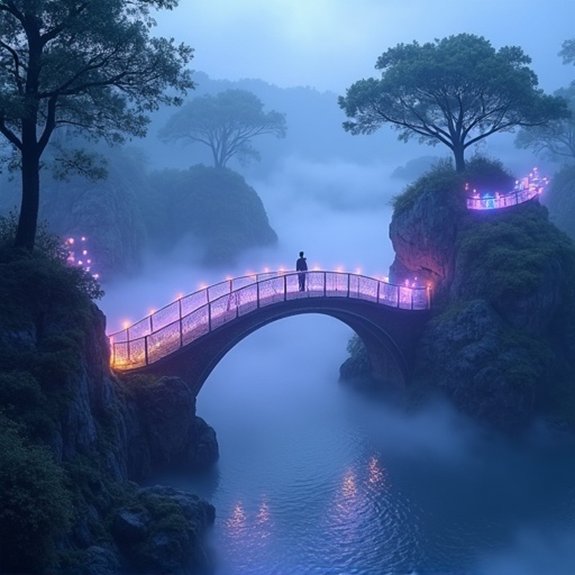 mysterious ephemeral mystical bridges