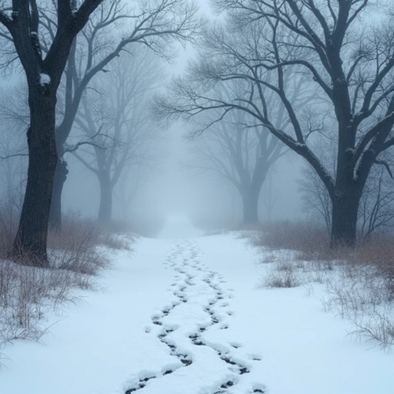 mysterious hoof prints appearance