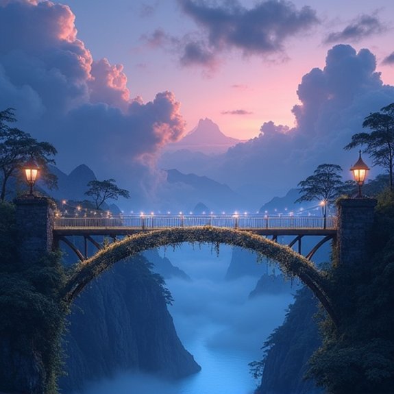 mythical bridges connect realms