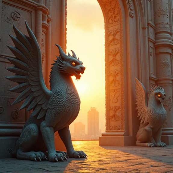 mythical guardian beasts protect