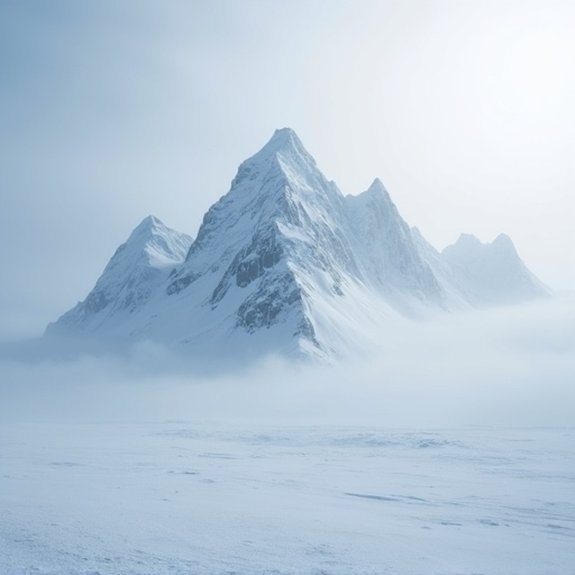 pyramid shaped structures in antarctica