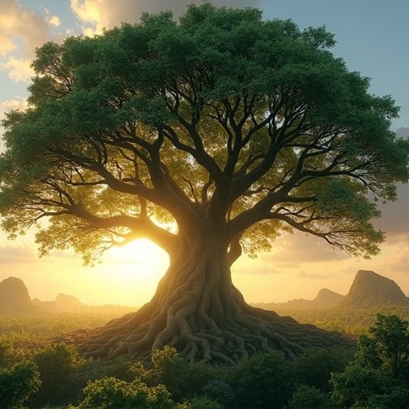 sacred trees of interconnectedness