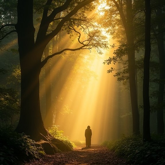 struggle between light and shadow