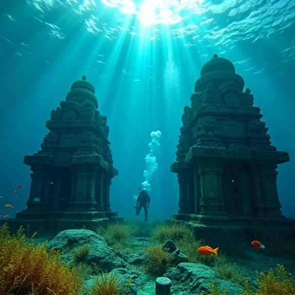 underwater ruins of india