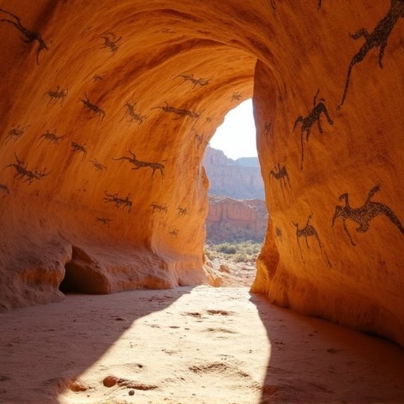 unique prehistoric cave paintings